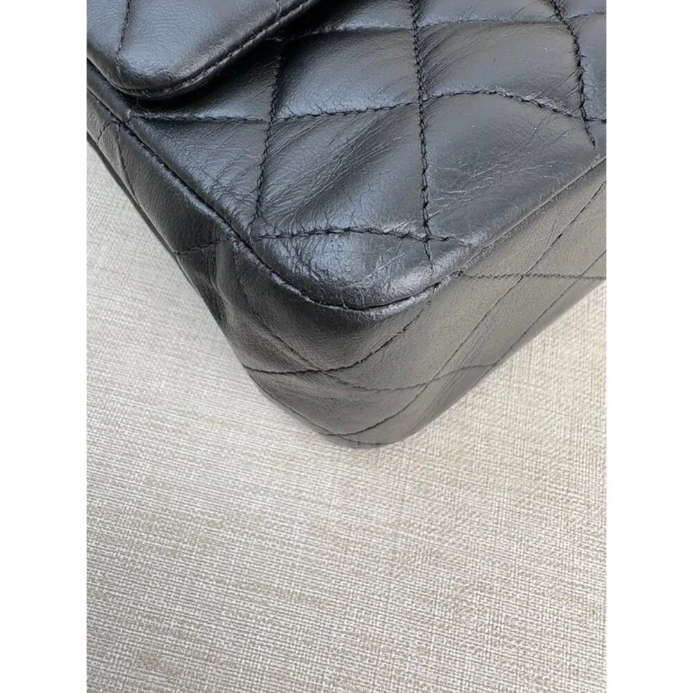 CHANEL Black Lambskin Classic Flap Medium GHW